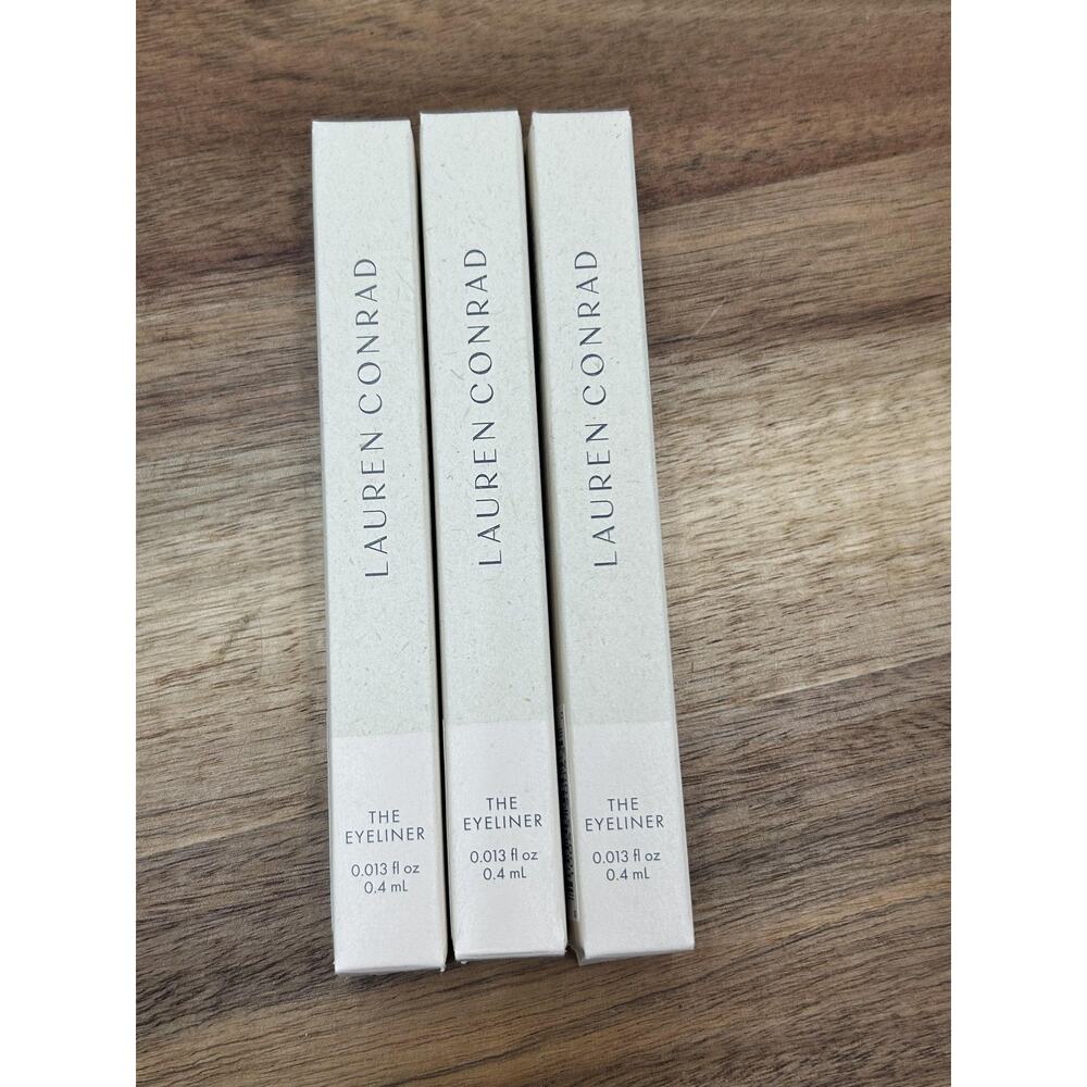 Lauren Conrad The Eyeliner Onyx Black Liquid Pen LOT of 3 Cruelty Free New